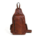 Männer Brusttasche aus Echtleder