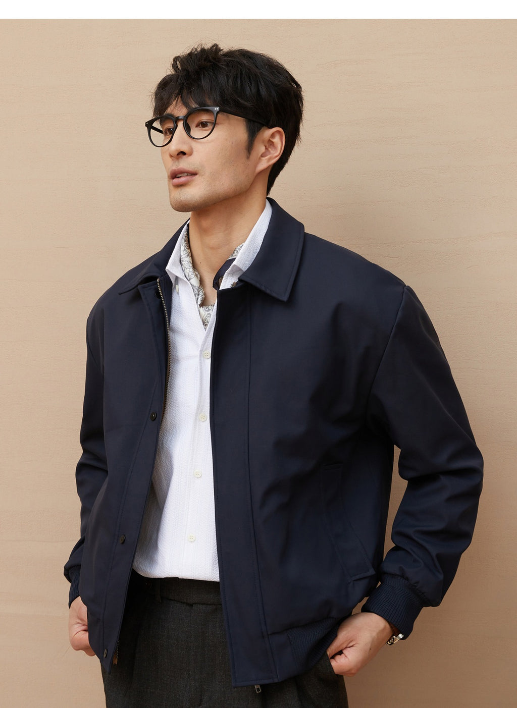 Retro-Jacke für Herren mit Revers – Ansicht 4