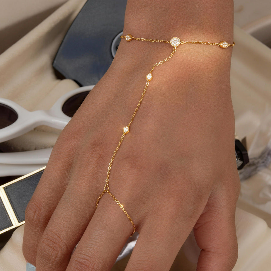 Edelstahl-Bracelet mit Diamanten-Effekt – Bild 4 | LuxeStyle
