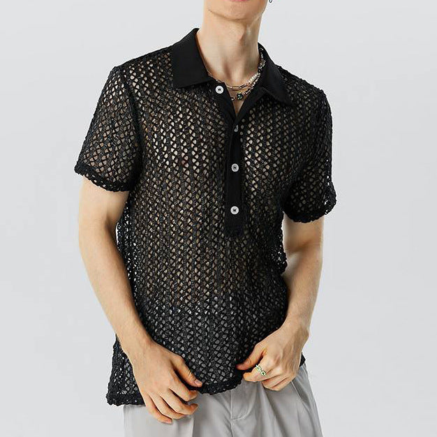 Vielseitiger Herren-Strickpullover mit Revers – Bild 6 | LuxeStyle