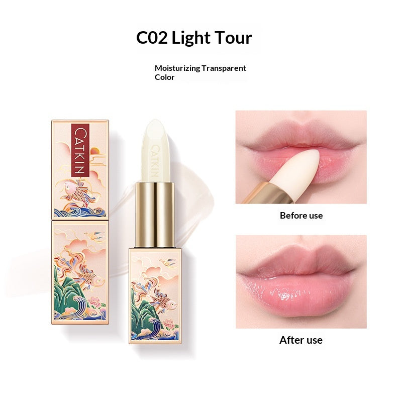 Farbwechselnder Lippenbalsam mit Feuchtigkeit