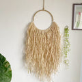 Wandbehang aus Raffia und Baumwolle | LuxeStyle