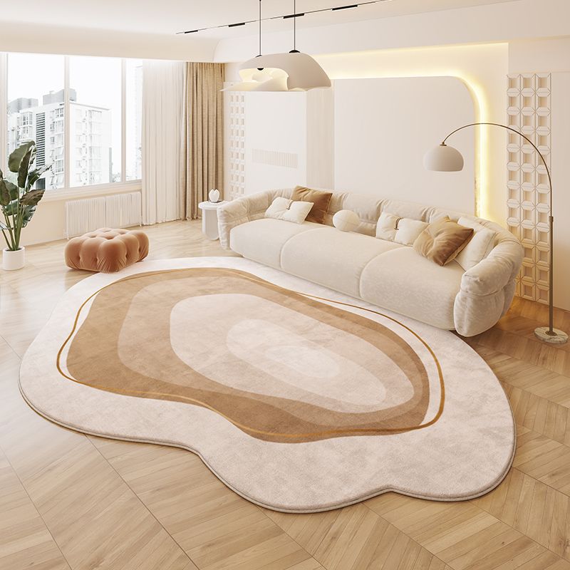 Geometrisches Creme‑Rug aus Polyester – Bild 5 | LuxeStyle