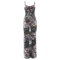 Leopard-Druck-Kleid
