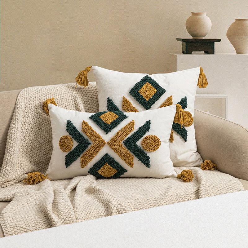 Boho-Kissenbezug mit geometrischem Muster – Bild 8 | LuxeStyle