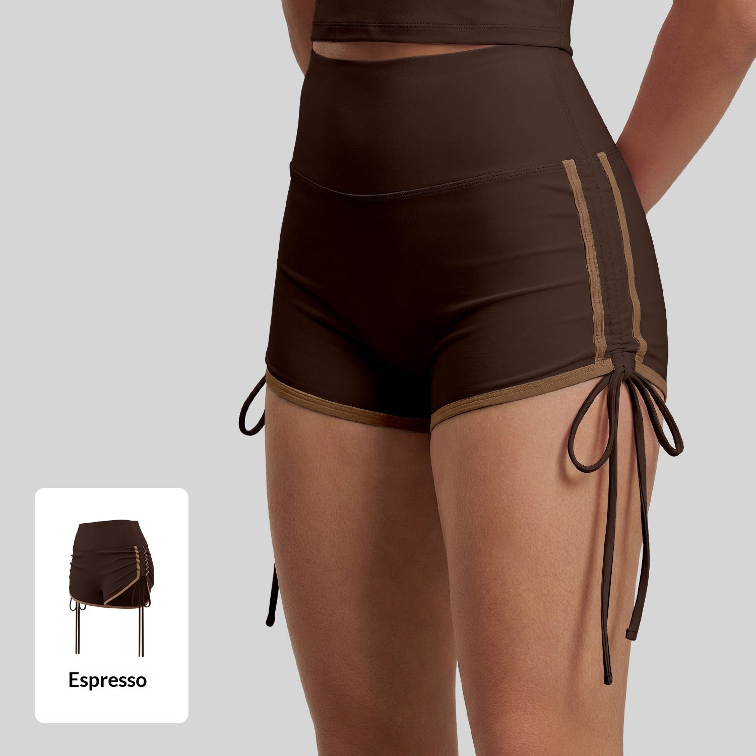 Sport-Shorts mit Kordelzug