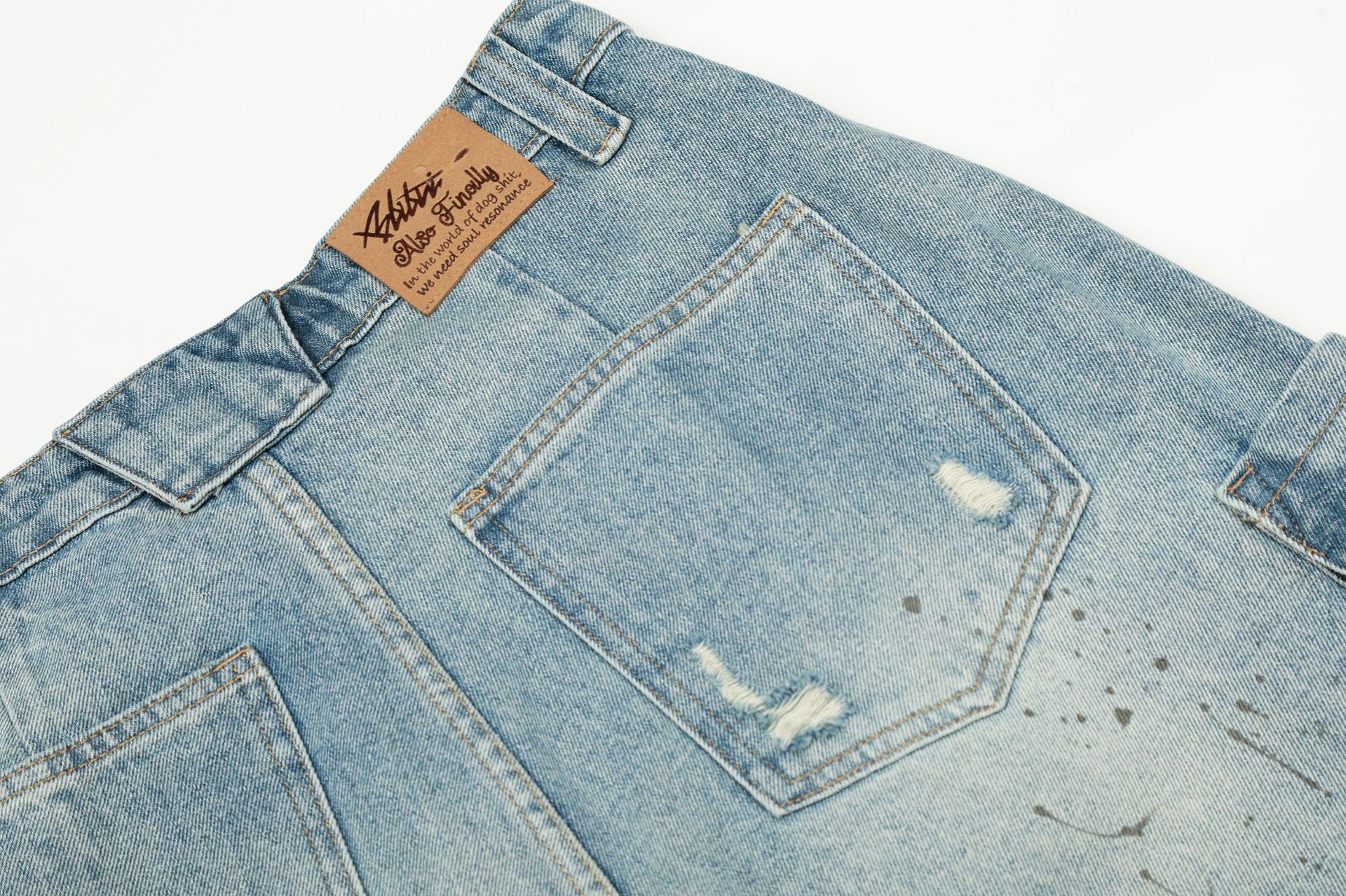 Vintage Ripped Jeans
