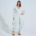 Eleganter Bodycon Jumpsuit mit V-Ausschnitt – Bild 1 | LuxeStyle