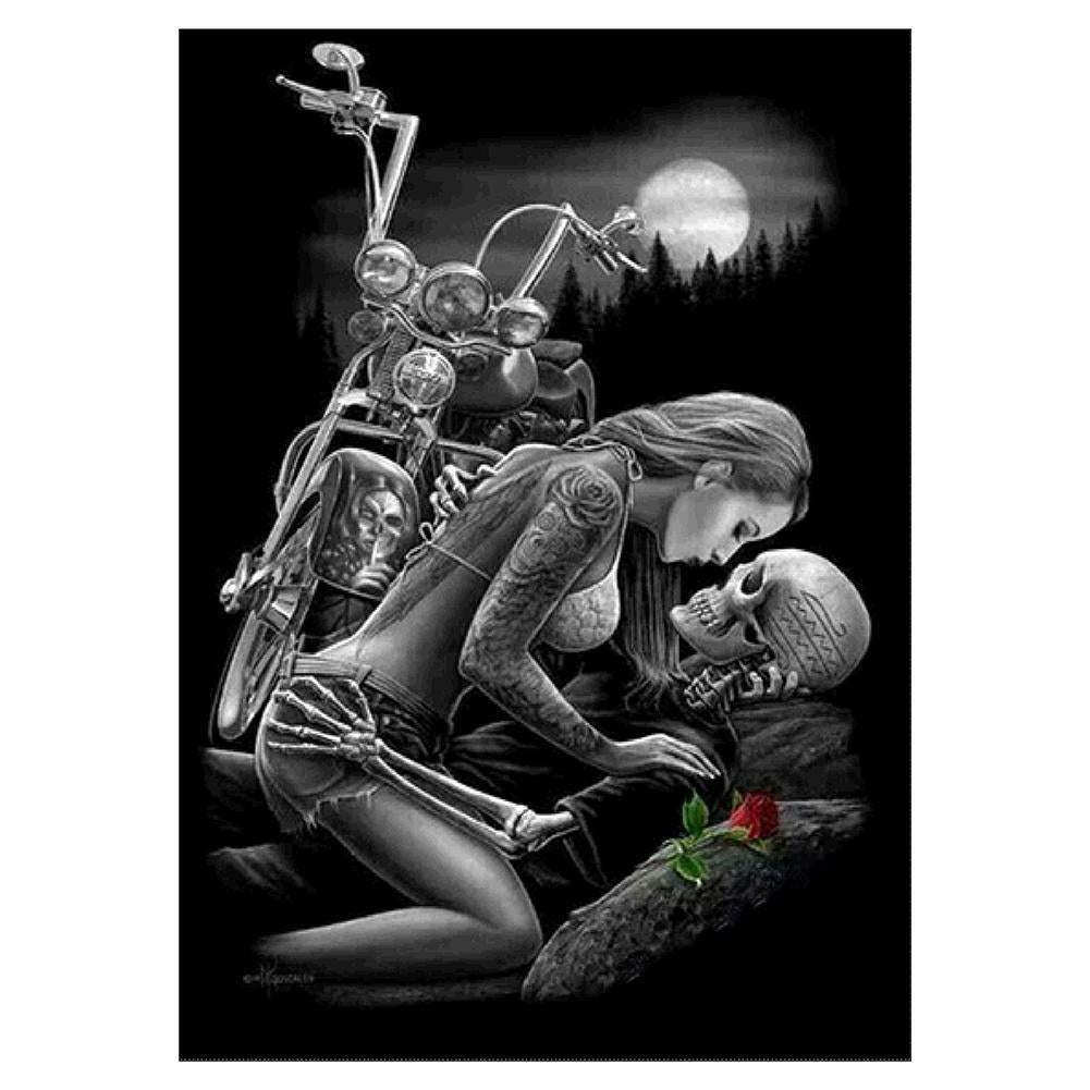 Diamond Painting «Schädelmädchen» Halloween