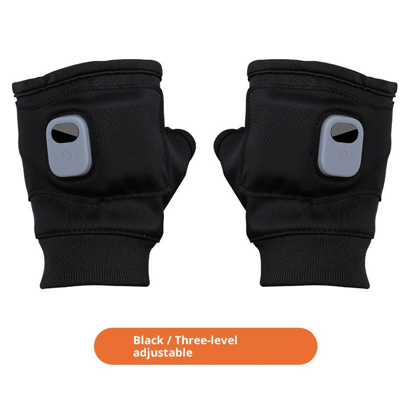 USB Beheizbare Halbfinger-Handschuhe