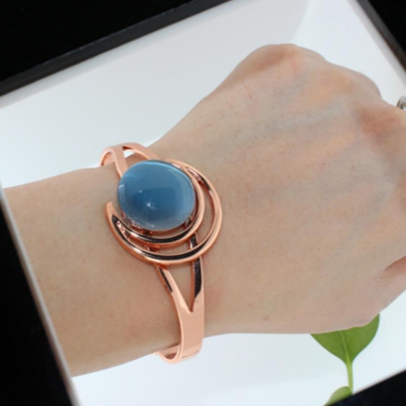 Retro Cat-Eye Kupferarmband