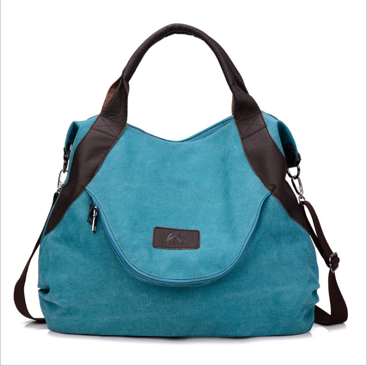 Retro Canvas Schultertasche
