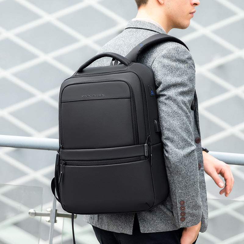 Business Rucksack 15.6 Zoll – Elegant Schwarz – Bild 10 | LuxeStyle