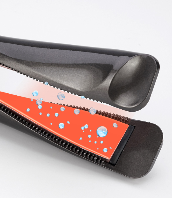 2-in-1 Glätteisen & Lockenstab mit LCD-Anzeige