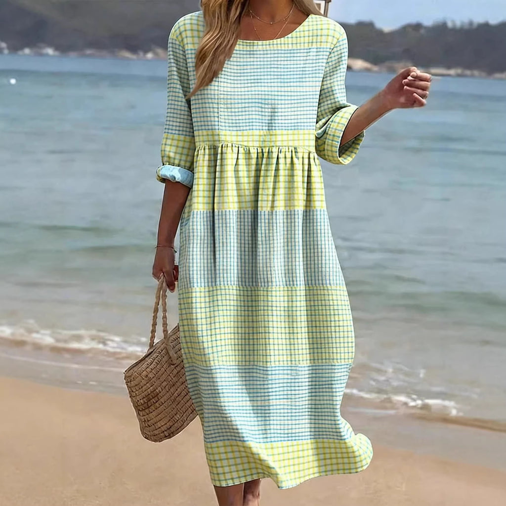 Relaxter Langarm-Kleid