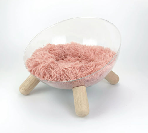 Katzenbett "Moonlight" – Transparente Raumkapsel