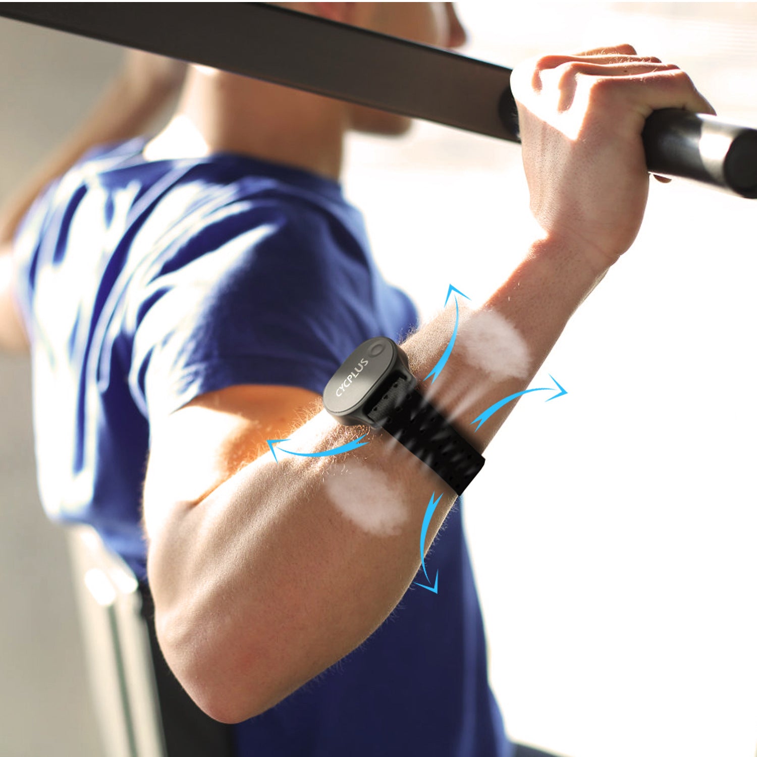 CYCPLUS Smart-Herz­frequenz­gurt für den Oberarm