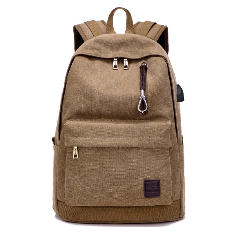 Canvas-Rucksack mit USB-Ladeanschluss – Bild 8 | LuxeStyle