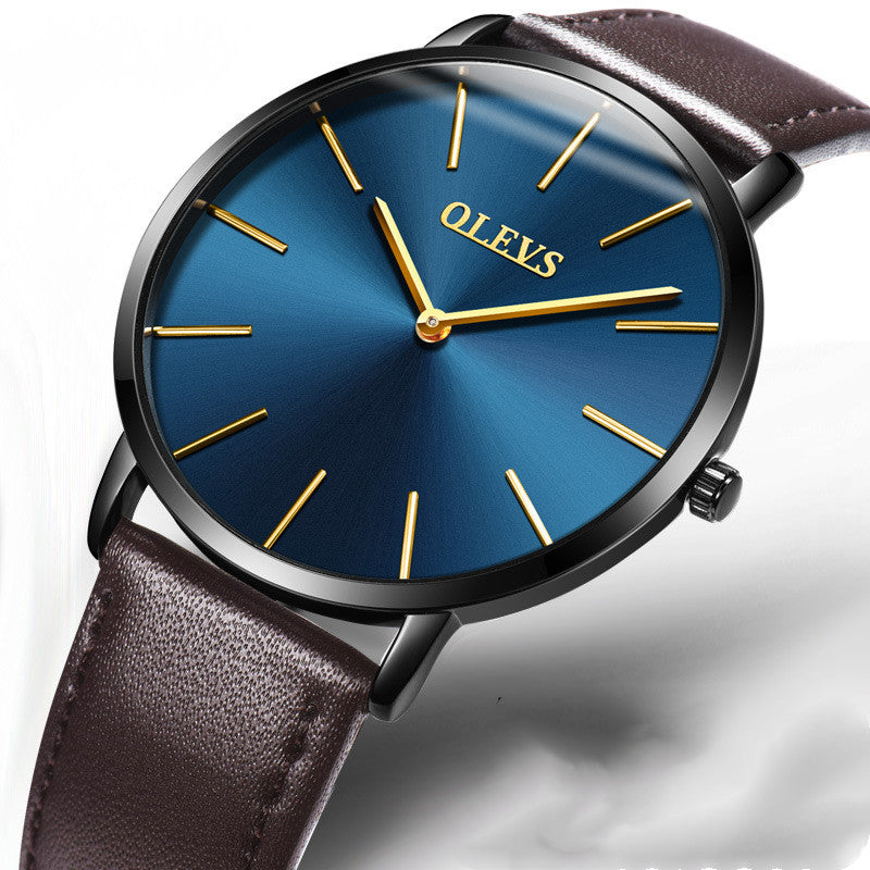 Ultradünne Quarzuhr | LuxeStyle