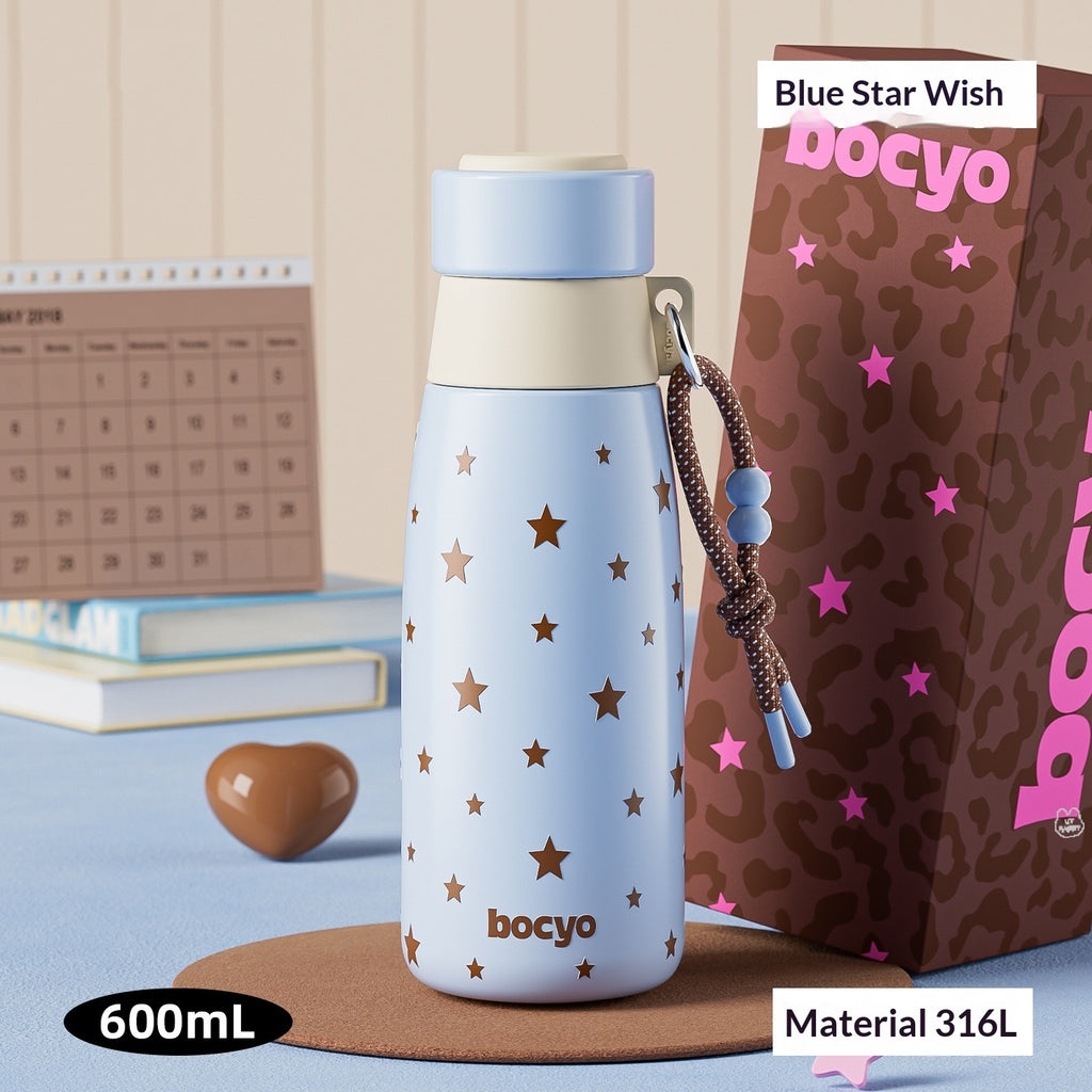 Isolierter Milchflaschen-Becher