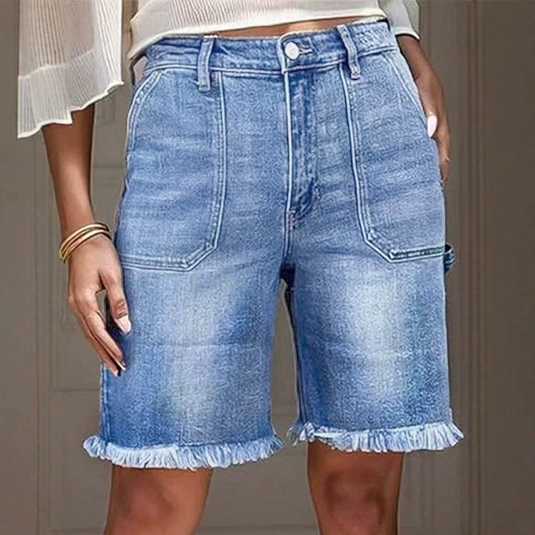 Capri-Jeans mit Shaping-Effekt