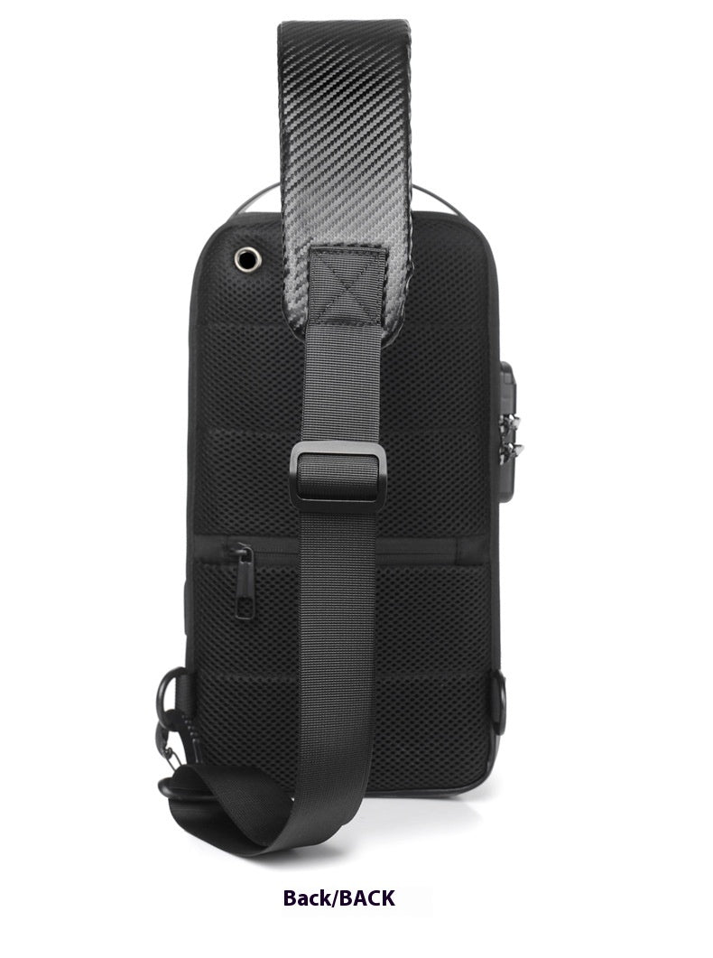 Motorrad Herren-Brusttasche aus Oxford-Stoff