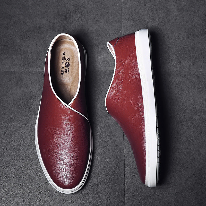 Lässige Leder-Loafer für Herren