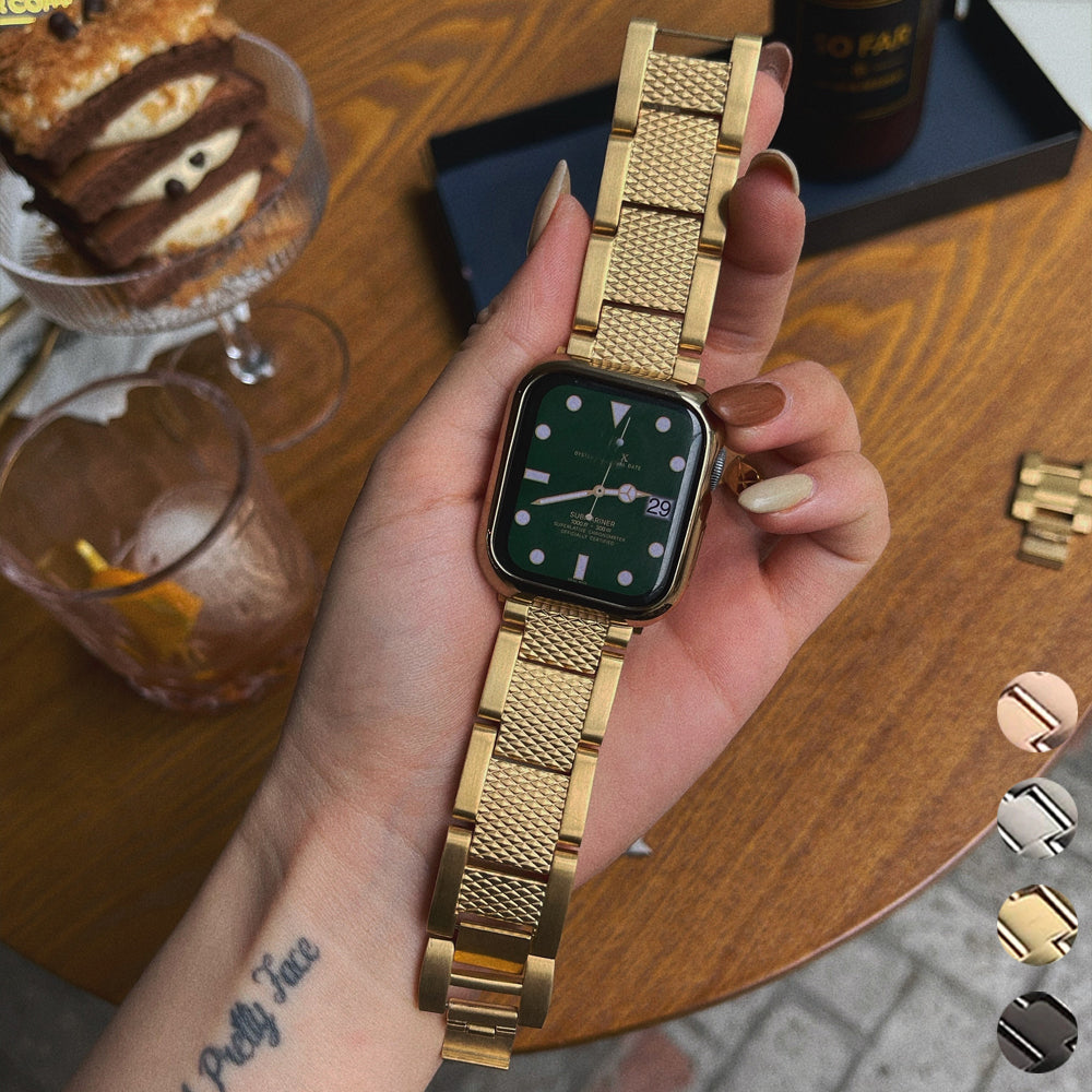 Edelstahl-Uhrarmband für Apple Watch – Bild 3 | LuxeStyle