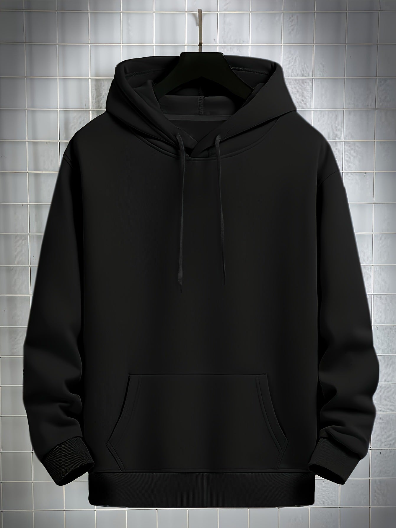 Herren Heavyweight Hoodie mit Kängurutasche