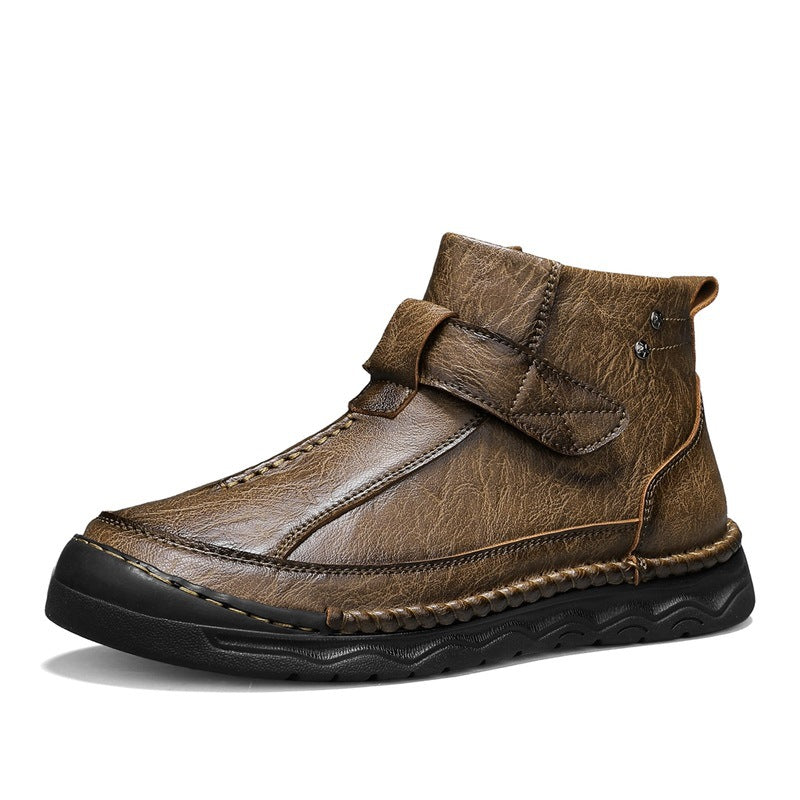 Herren Cargo Boots aus PU-Leder