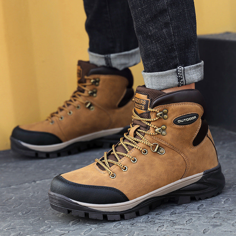 Winterstiefel Herren – Hochwertiges Leder, warm gefüttert