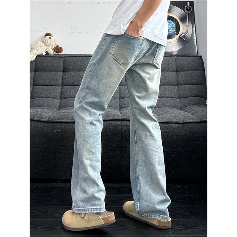 Vintage Blue Bootcut Jeans für Herren – Bild 2 | LuxeStyle