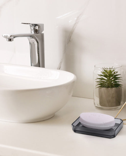 Badezimmer-Set aus Keramik-Kunststoff, 5-teilig – Bild 5 | LuxeStyle