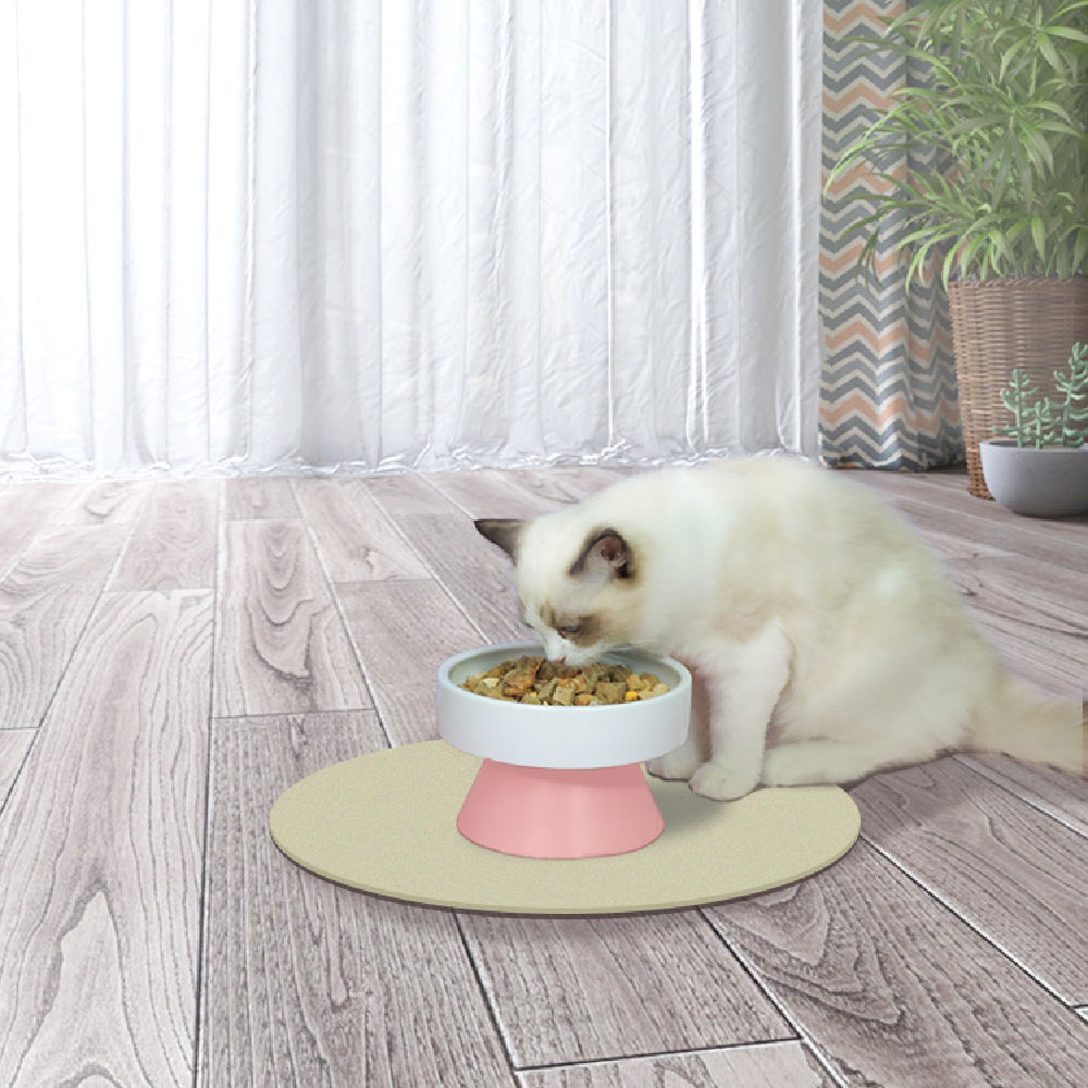 Keramik-Futternapf für Katzen · Pastell, erhöht – Bild 4 | LuxeStyle