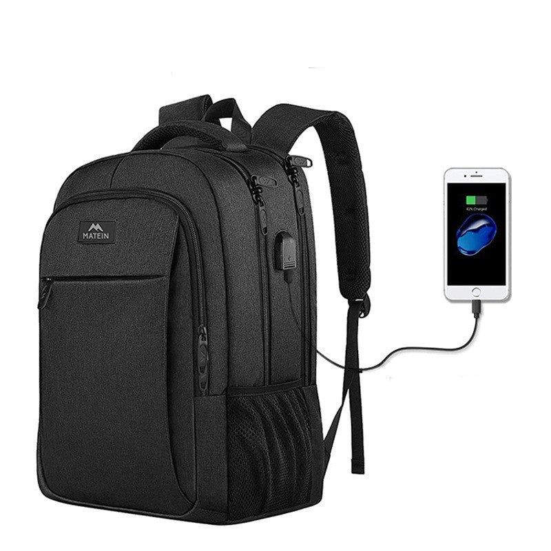 Nylon Business Rucksack mit USB-Ladefunktion – Bild 5 | LuxeStyle