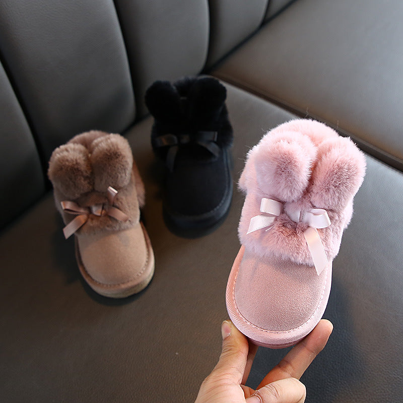 Gefütterte Prinzessinnen-Winterschuhe für Kinder – Bild 1 | LuxeStyle