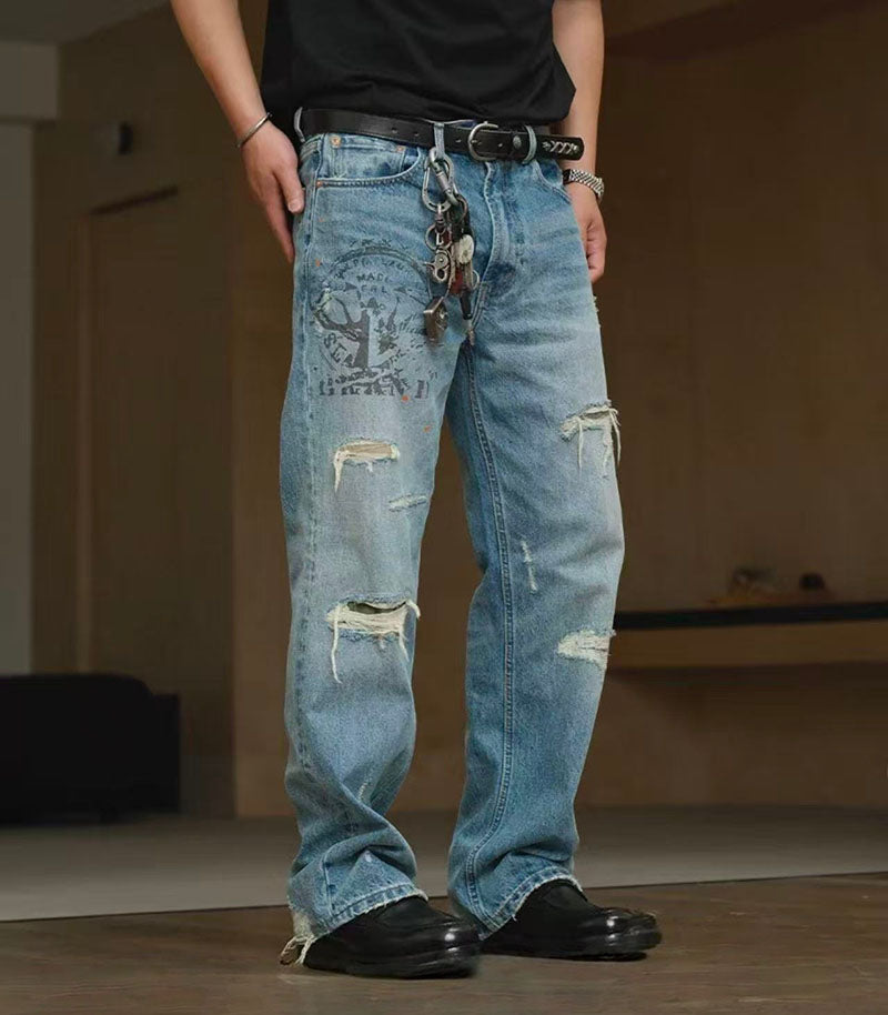 Gerade Herren-Hosen ohne Stretch
