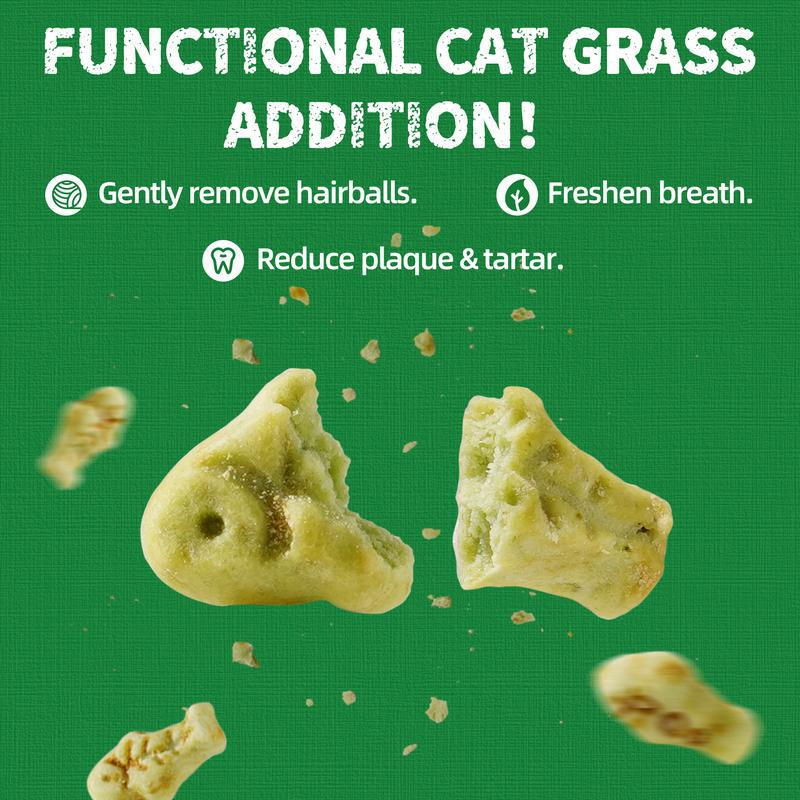 Katzen- und Hunde-Gras-Biskuits gegen Haarballen
