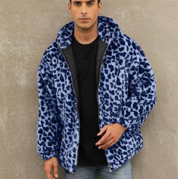 Herren Kunstfellmantel mit Leopardenmuster – Bild 3 | LuxeStyle