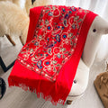 Schal mit Ethno-Muster | LuxeStyle