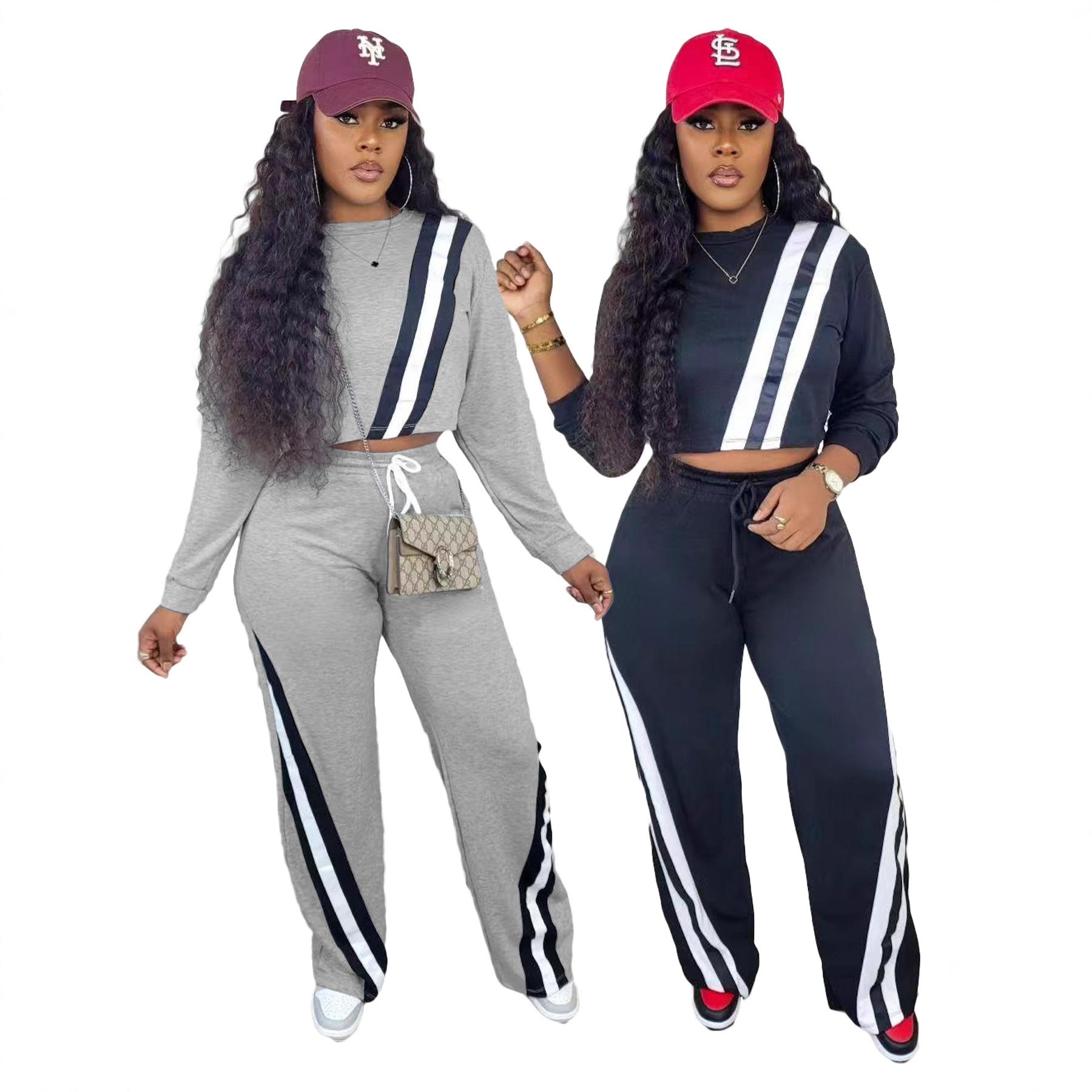Freizeit-Hose mit weitem Bein