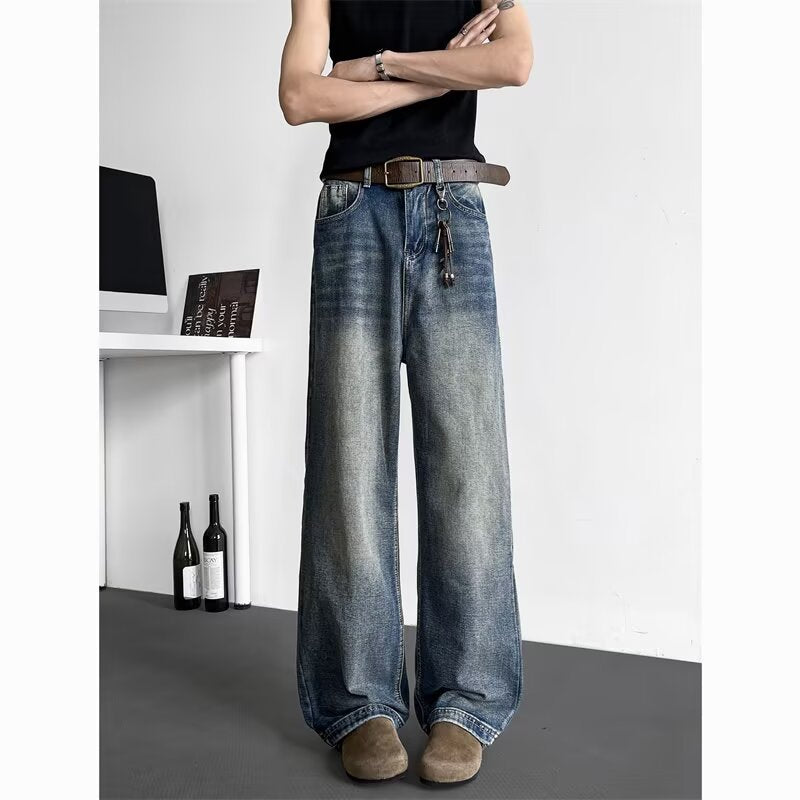 Loose Fit Straight Leg Jeans für Herren