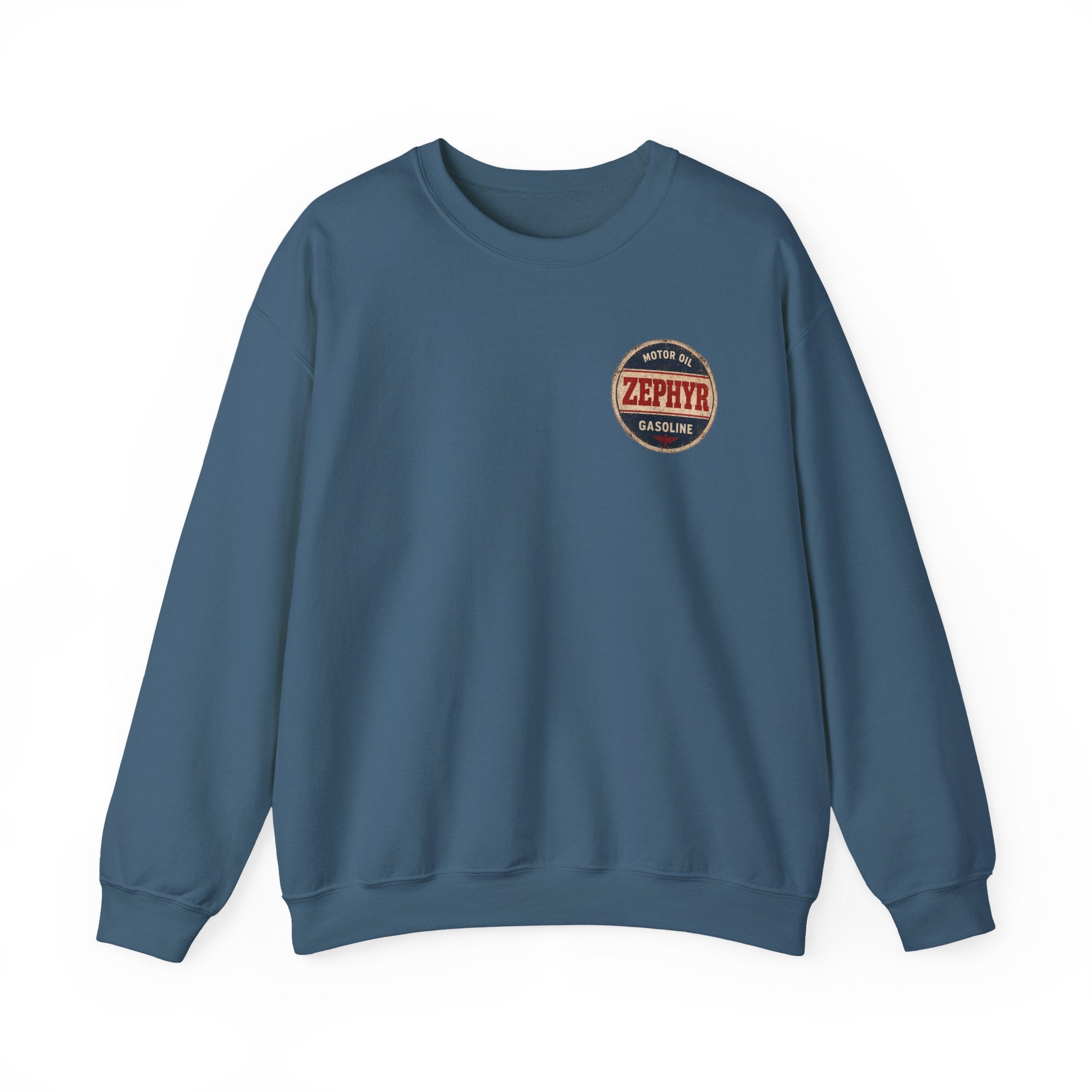 Unifarbenes Rundhals-Sweatshirt