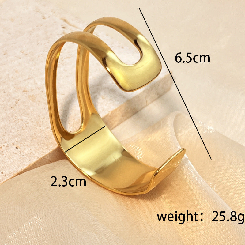 Glattes Minimalist Armband Damen