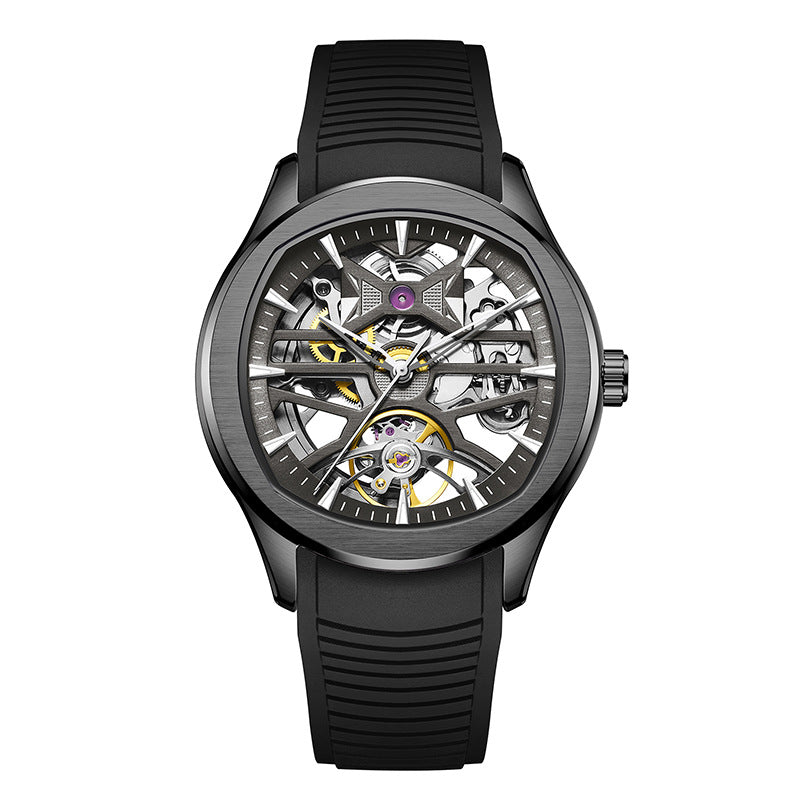 Skelett-Herrenuhr mit mechanischem Werk