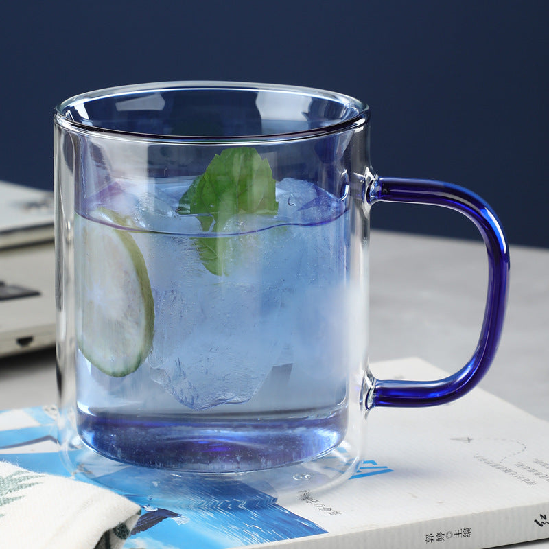 Doppelwandige Trinkflasche aus Borosilikatglas – Bild 2 | LuxeStyle