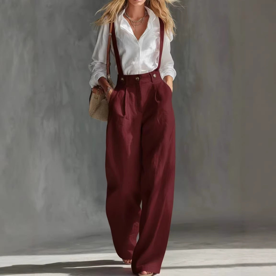 Vielseitiger Jumpsuit mit weitem Bein
