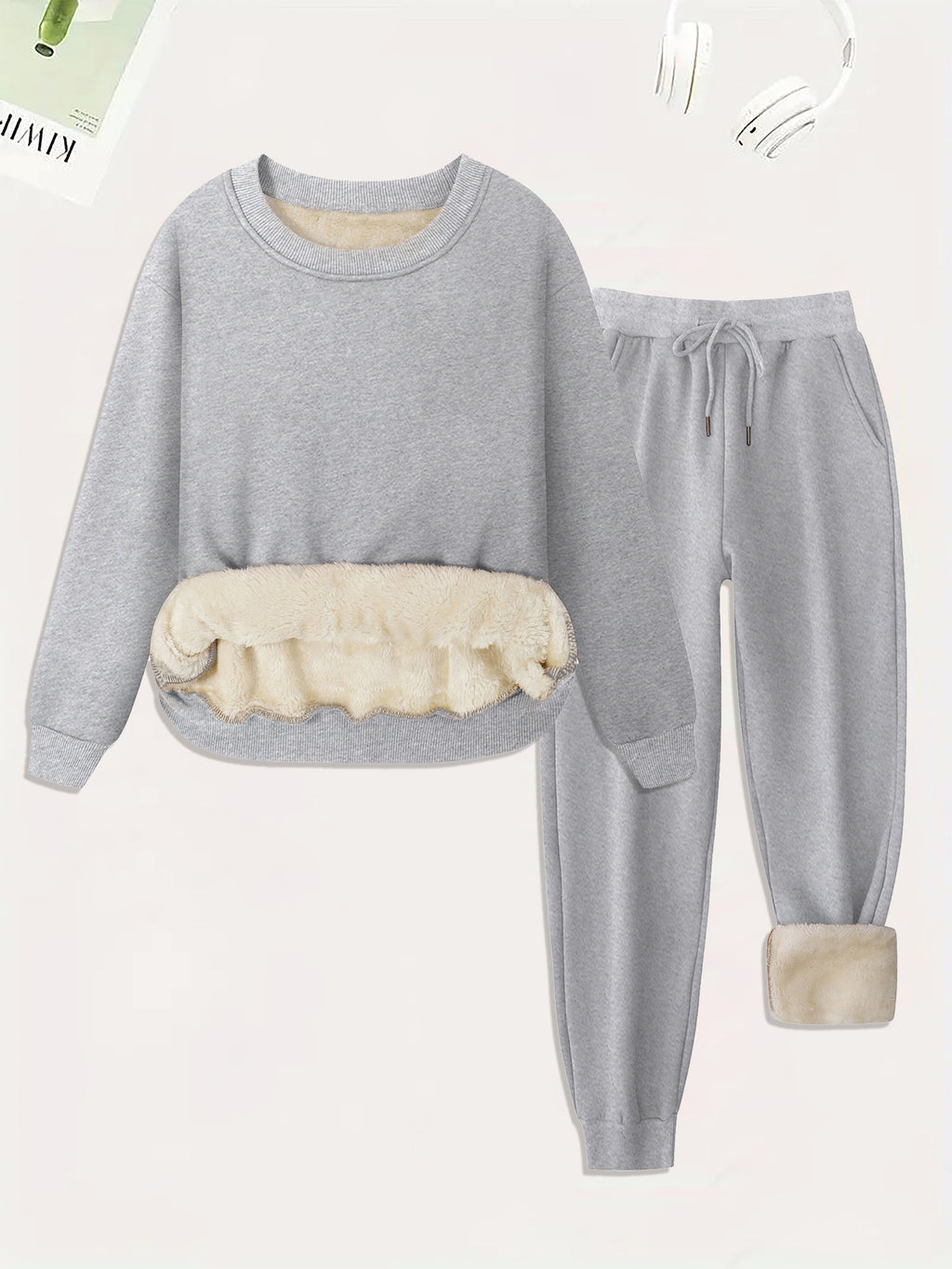 Lammwoll-Pulli-Set
