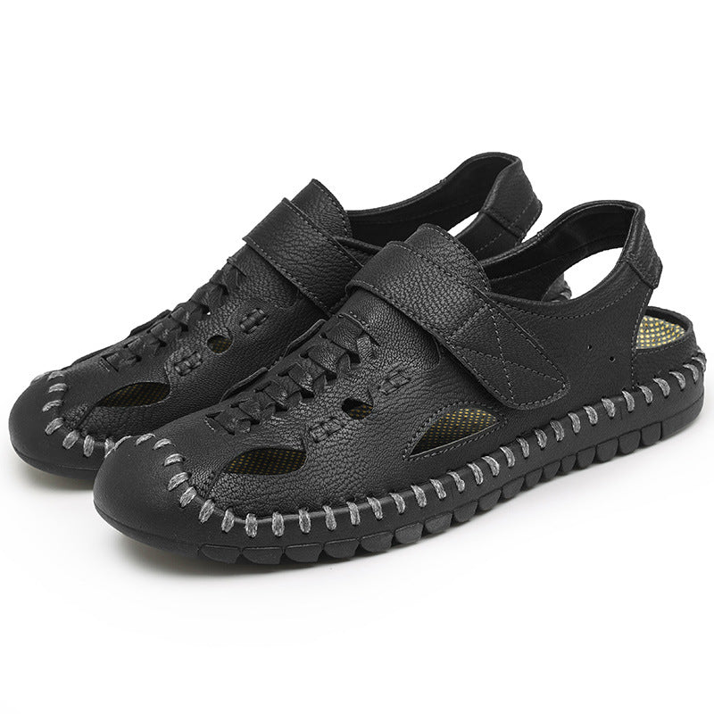Outdoor-Leder-Sandalen