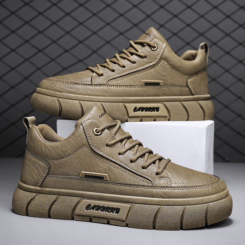 Herren Freizeit-Lederschuhe mit Plateau-Sohle – Bild 2 | LuxeStyle